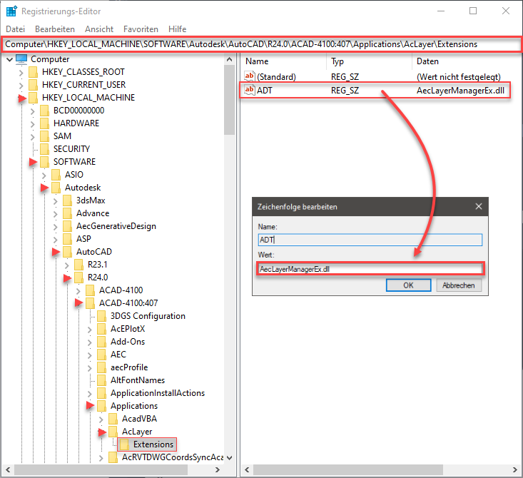 Registrierungs-Editor